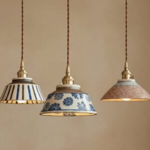 Ceramic pendant lights