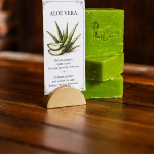 Jabón artesanal con Aloe Vera