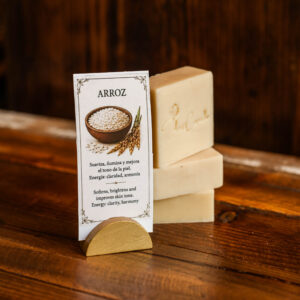 Jabón artesanal con Arroz