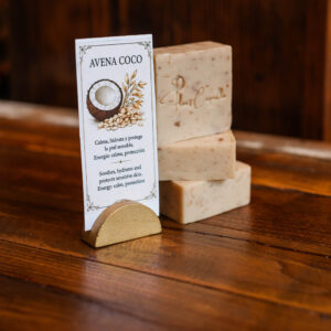 Jabón artesanal con Avena Coco