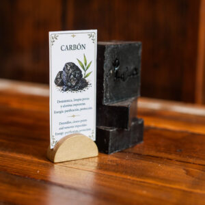 Jabón artesanal con Carbón