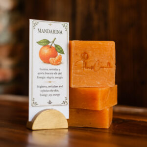 Jabón artesanal con Mandarina