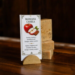 Jabón artesanal con Manzana Canela