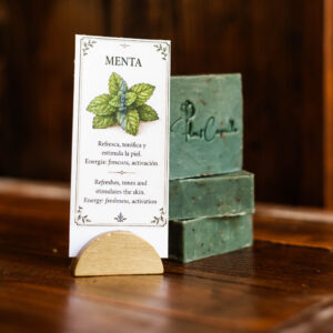 Jabón artesanal con Menta