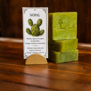 Jabón artesanal con Nopal
